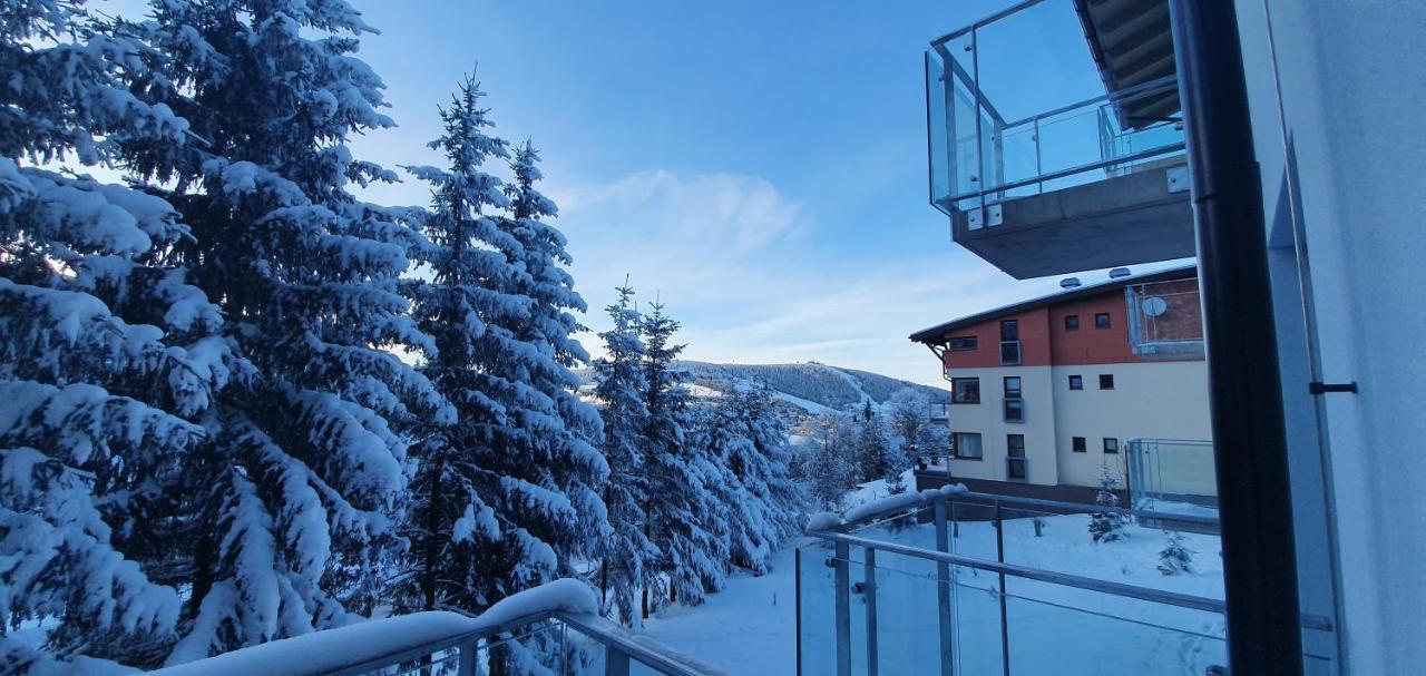 Apartmán Nerudovka D 104, Finská sauna, garážové stání Loučná pod Klínovcem Exteriér fotografie