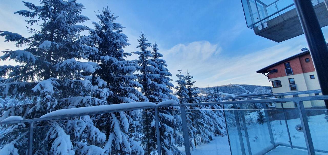 Apartmán Nerudovka D 104, Finská sauna, garážové stání Loučná pod Klínovcem Exteriér fotografie